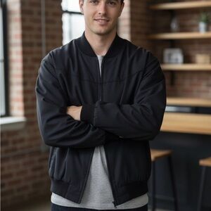 Vintage Mac Murray of California Men’s Grey W Black Faux Fur Lined Jacket xxxL